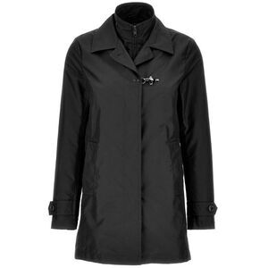 FAY Women's Classic Trench Coat Women BLACK Coats & Jackets